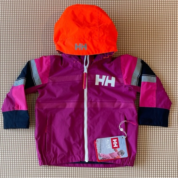 Helly Hansen Waterproof toddler girl Jacket. Size 2. NWT
